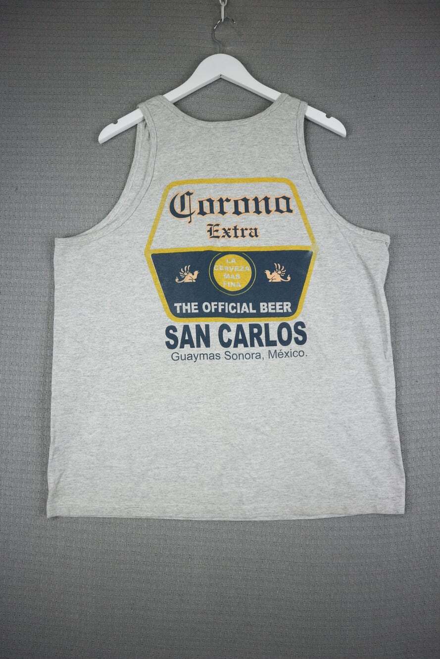 Corona San Carlos Mexico Beer Tank Top Vintage XL